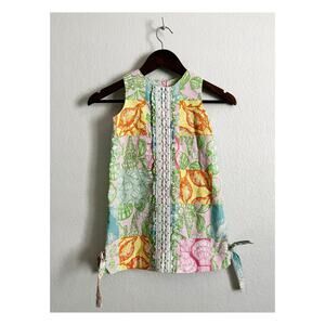Lilly Pulitzer Cotton Seashell Print Girl's Shift Dress Size 6